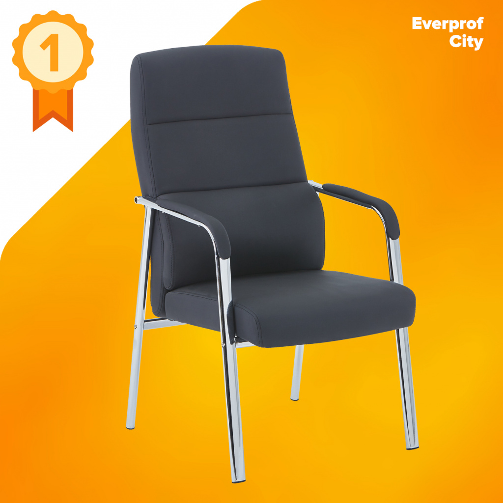 Кресло Everprof City Экокожа Черный Кресло Everprof City Экокожа Черный