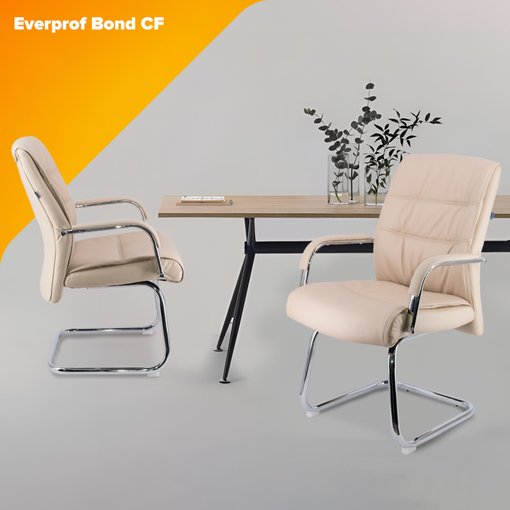 Кресло Everprof Bond CF Экокожа Бежевый