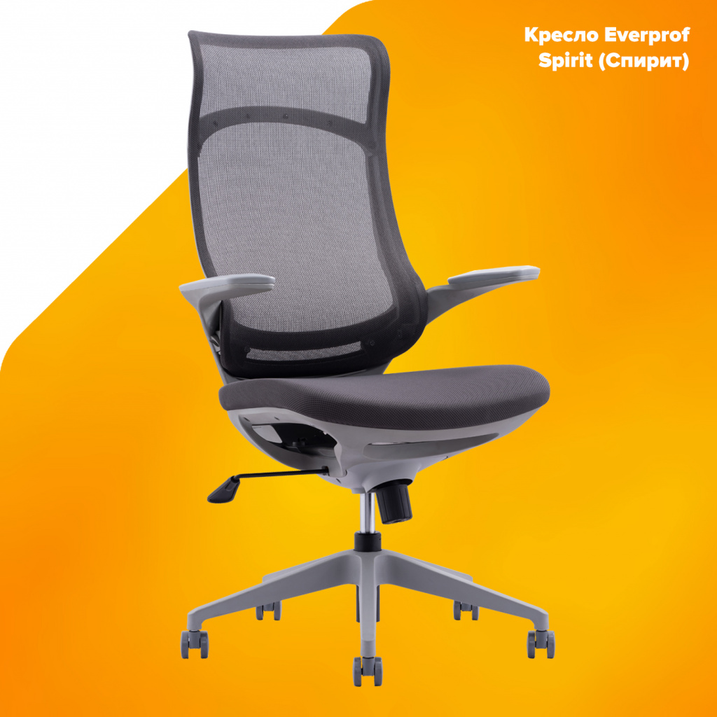 Кресло руководителя Everprof Spirit (Спирит) Сетка Серый Кресло руководителя Everprof Spirit (Спирит) Сетка Серый